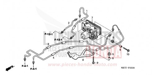 MODULATEUR ABS CBF500A4 de 2004